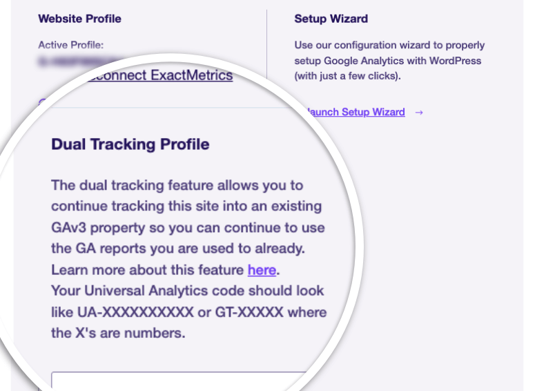 dual tracking in ExactMetrics