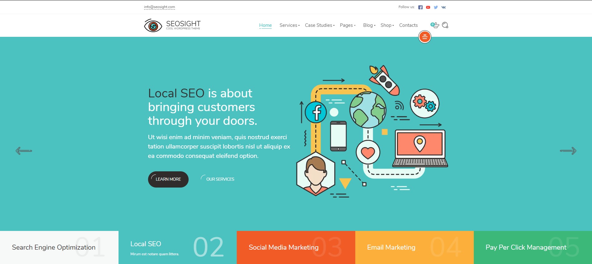 seosight: el mejor tema de wordpress para seo hace realidad las estrategias de marketing