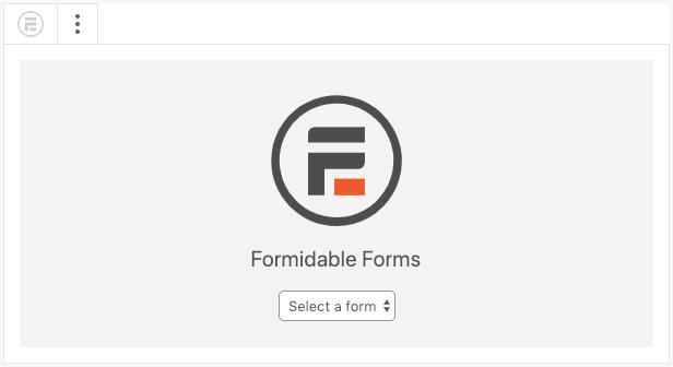 Formidable Forms Bloque de WordPress