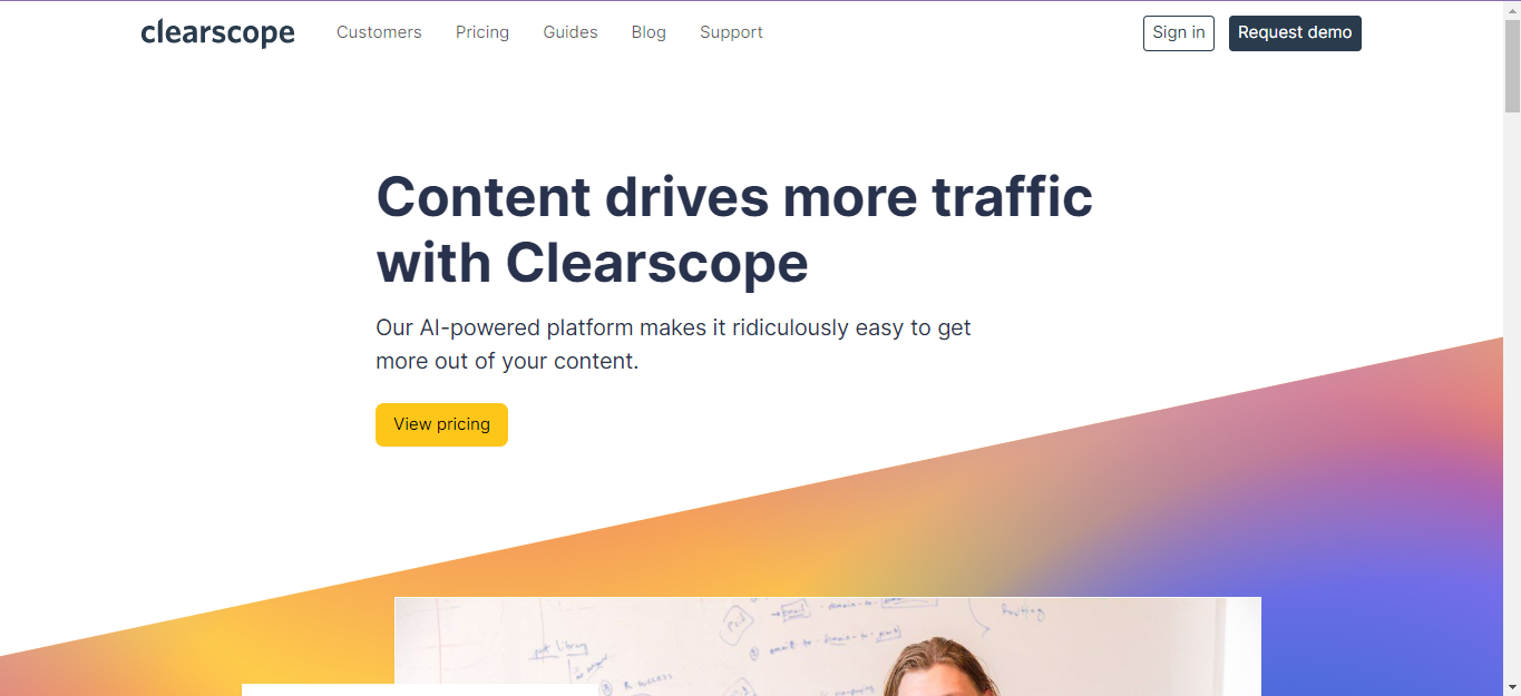 Strumento SEO Clearscope