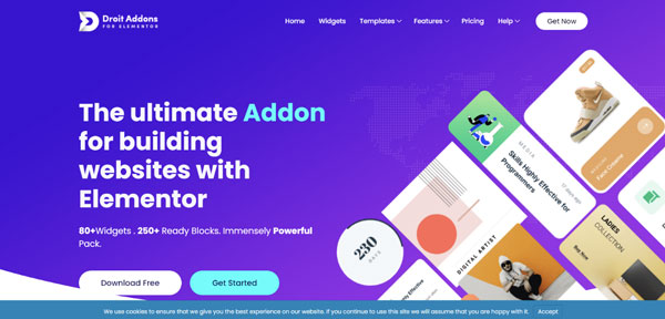 Droit Addons สำหรับ Elementor