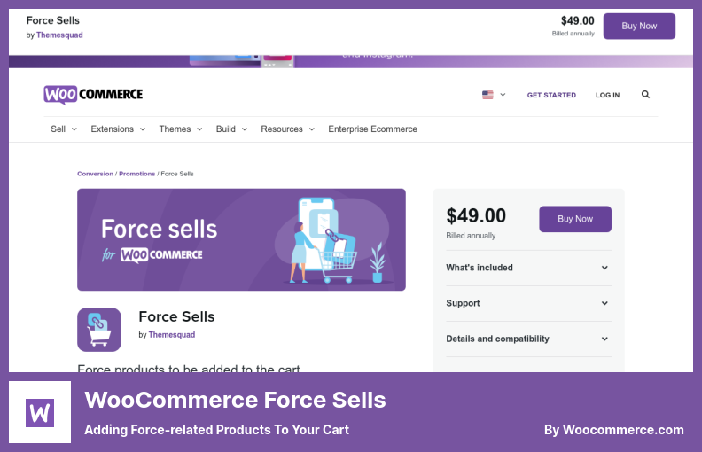 WooCommerce 强制销售插件 - 将与强制相关的产品添加到您的购物车