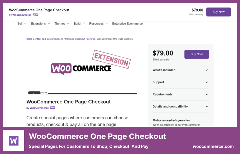 WooCommerce One Page checkout Plugin - 顧客が買い物、チェックアウト、支払いを行うための特別ページ