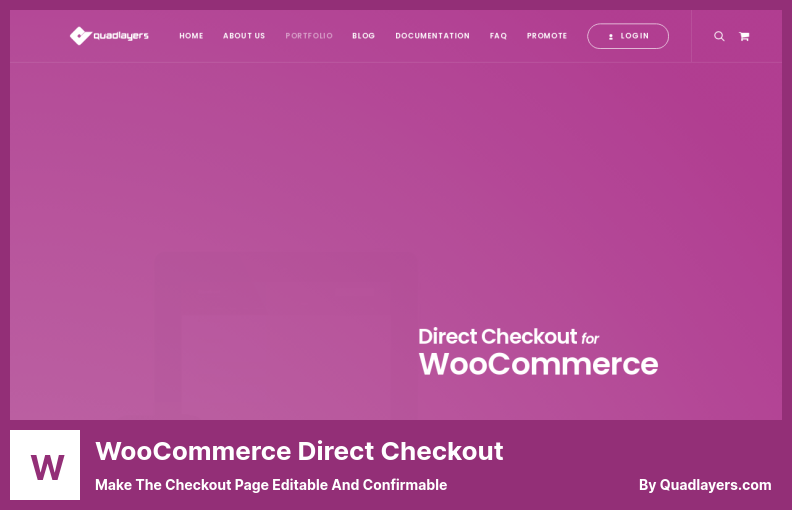 Plugin WooCommerce Direct Checkout - Jadikan Halaman Checkout Dapat Diedit dan Dikonfirmasi