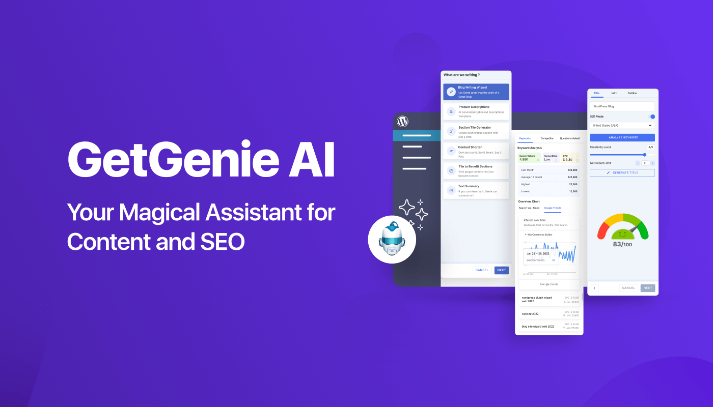 GetGenie Ai - eines der besten KI-Konkurrenten-Blog-Analysetools