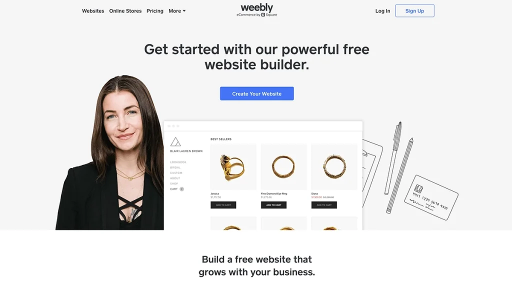 Weebly 最好的免费网站建设者