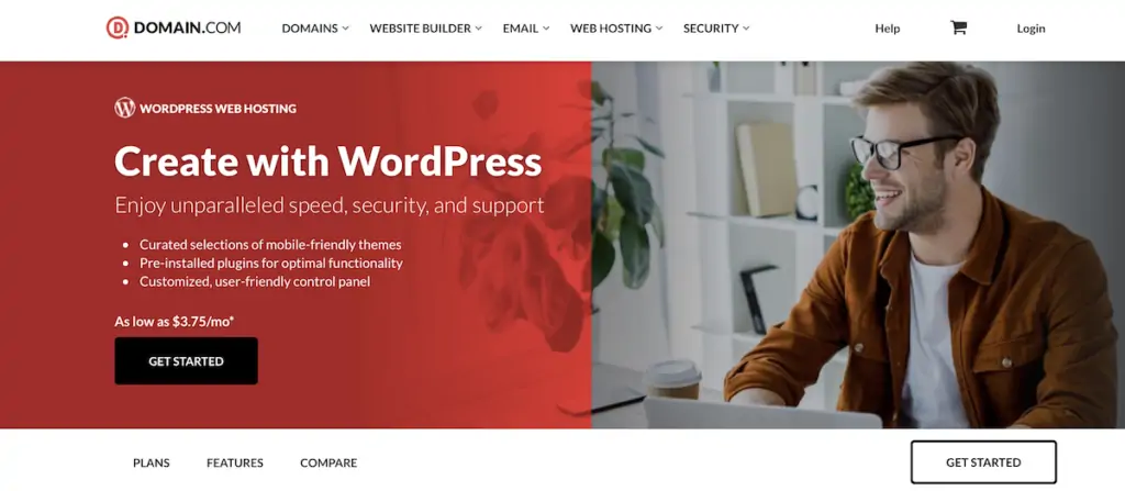 Domain.com hosting WordPress murah terbaik