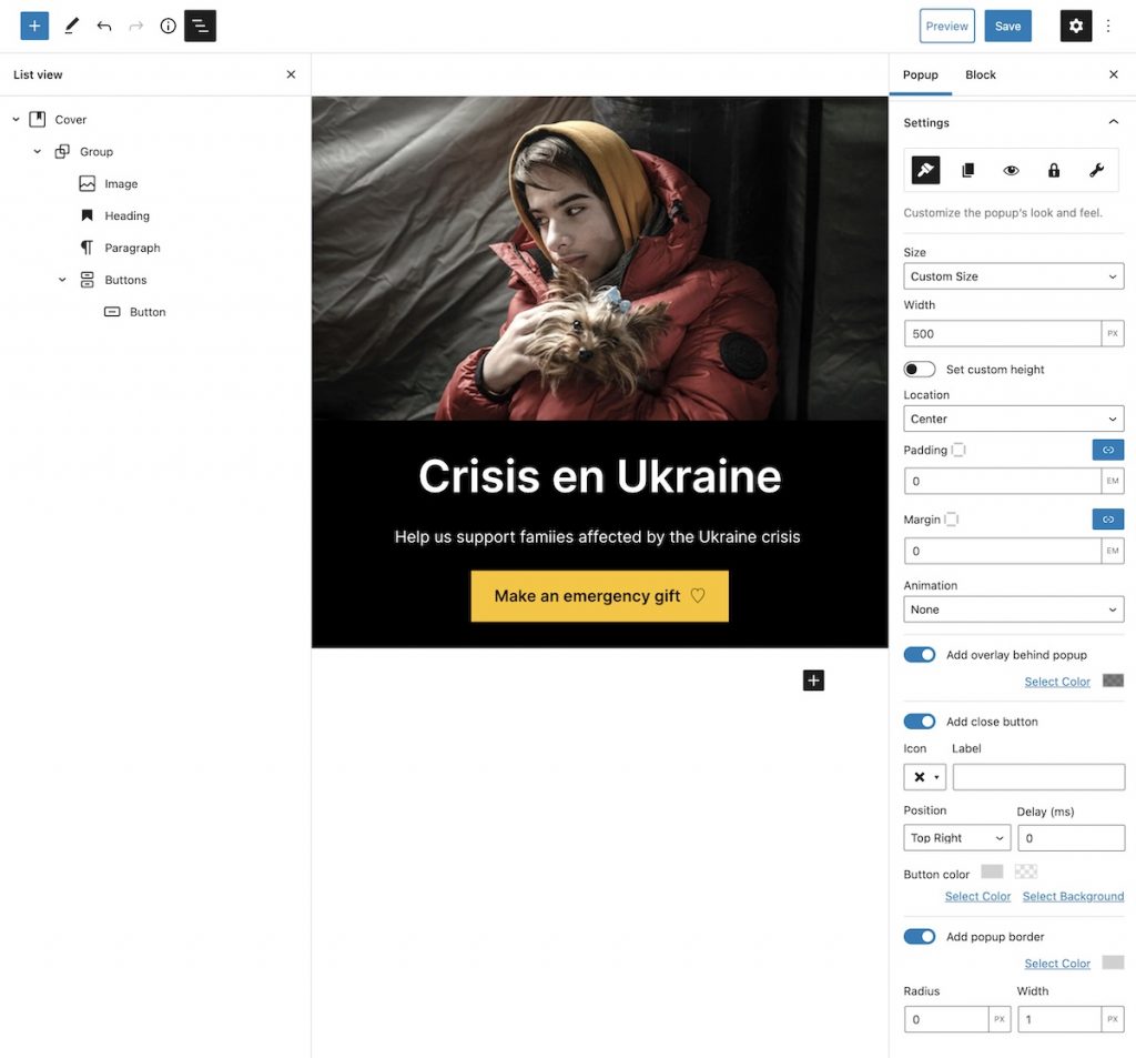 إنشاء IRC المنبثقة مع Nelio Popups