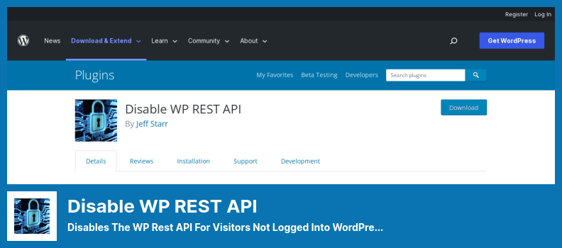 WP REST API プラグインを無効にする - WordPress にログインしていない訪問者の WP Rest API を無効にします