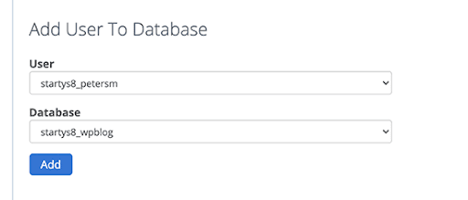 Agregar usuario a la base de datos