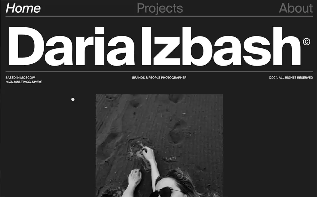 Daria Izbash fotógrafa profesional de marcas y personas con sede en Moscú