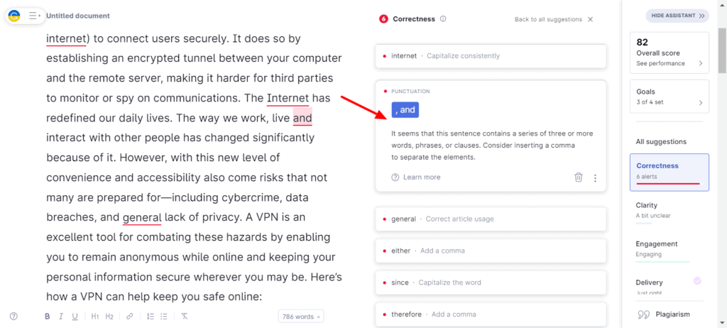 Grammarly - Sugerencias de ortografía y gramática