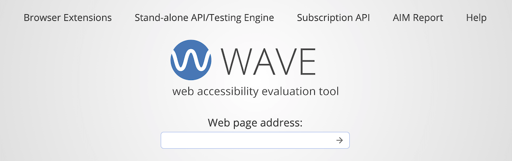 WAVE web erişilebilirlik değerlendirme aracı