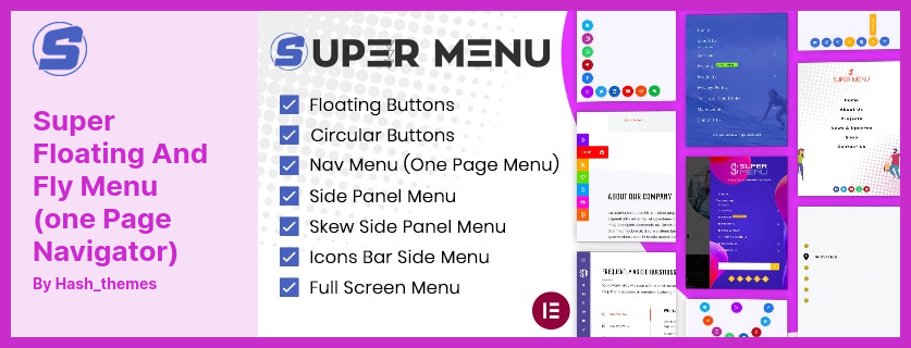 Плагин Super Floating and Fly Menu — Плагин меню Off-canvas для WordPress с липкой боковой навигацией