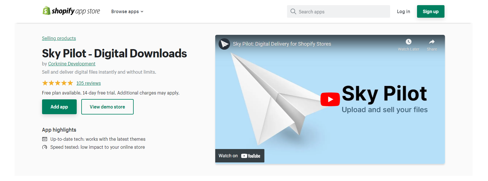 Sky Pilot - Descargas digitales de Shopify