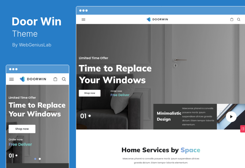 DoorWin Theme - Tema de WordPress para servicios y negocios