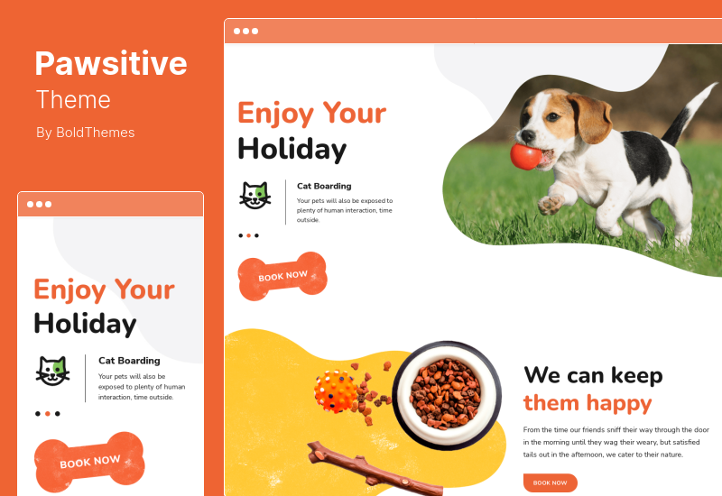 Tema Pawsitive - Tema WordPress Perawatan Hewan Peliharaan & Toko Hewan Peliharaan