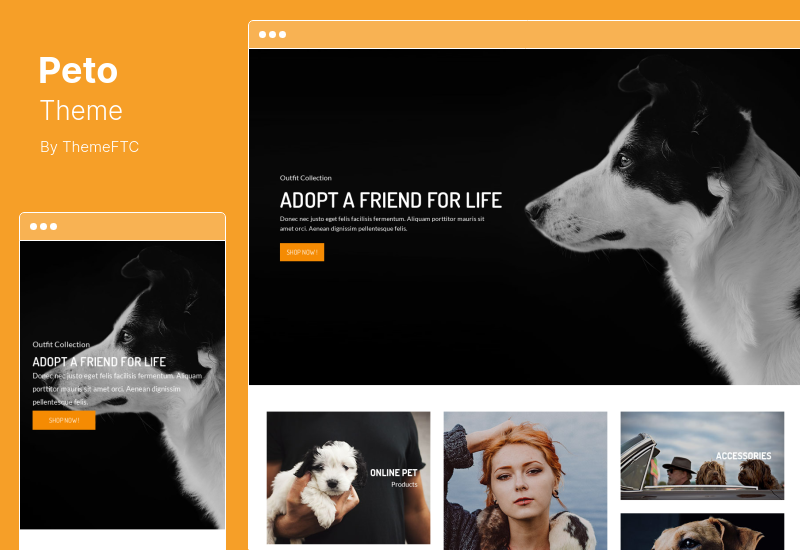 Tema Peto - Tema WooCommerce para animais e pet shop