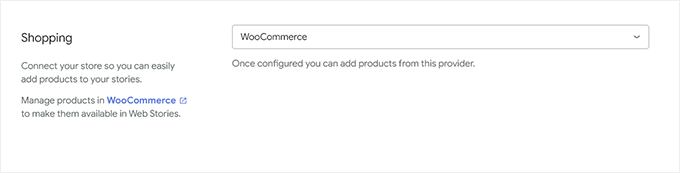 Integração de comércio eletrônico para WooCommerce