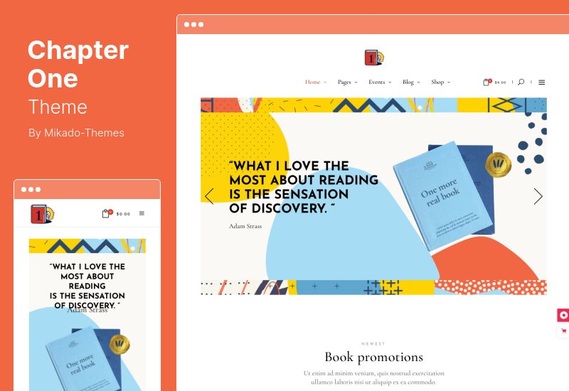 Tema ChapterOne - Tema WordPress Toko Buku dan Penerbit