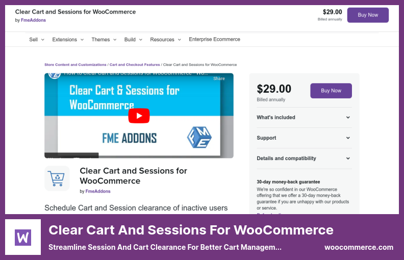 Limpar carrinho e sessões para o plug-in WooCommerce - Simplifique a sessão e a liberação do carrinho para um melhor gerenciamento do carrinho