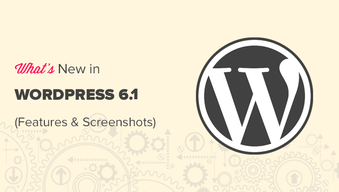 查看 WordPress 6.1 中的新功能以及截圖和功能