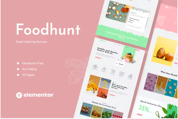 Foodhunt 模板套件