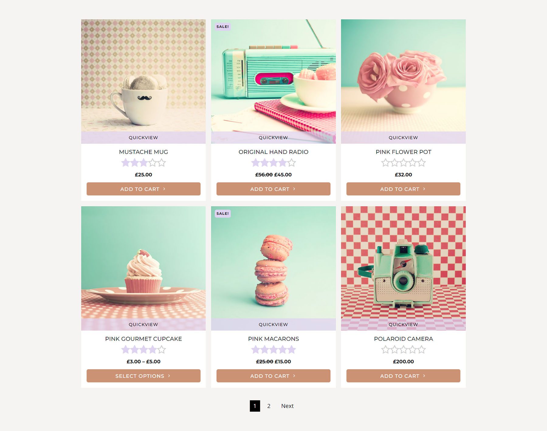 Productos extendidos de Divi WooCommerce