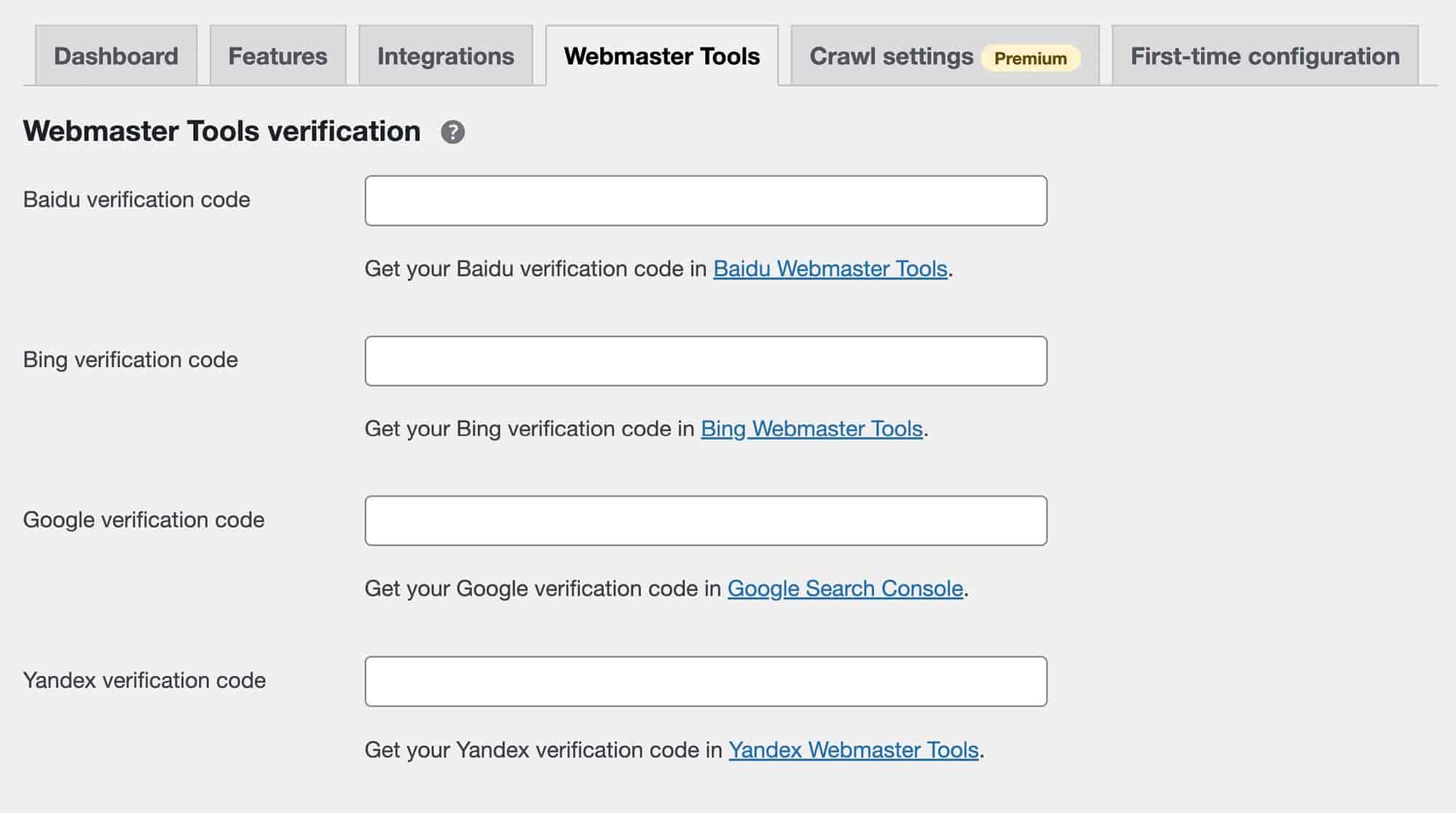 Sitemaps für All in One SEO vs. Yoast vs. Rank Math