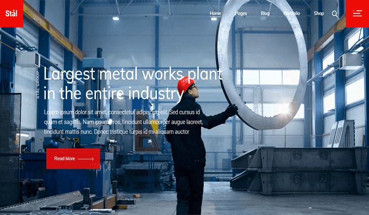 Manufacturing and Industrial WordPress Themes