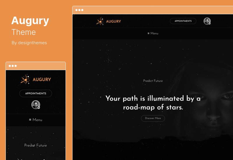 Augury Teması - Burç ve Astroloji WordPress Teması