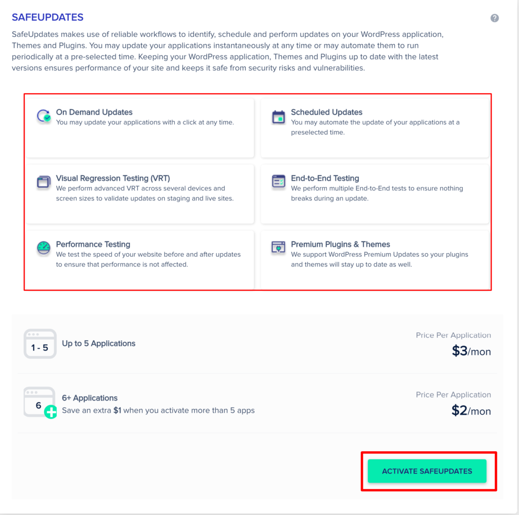 cloudways-safeupdates-기능