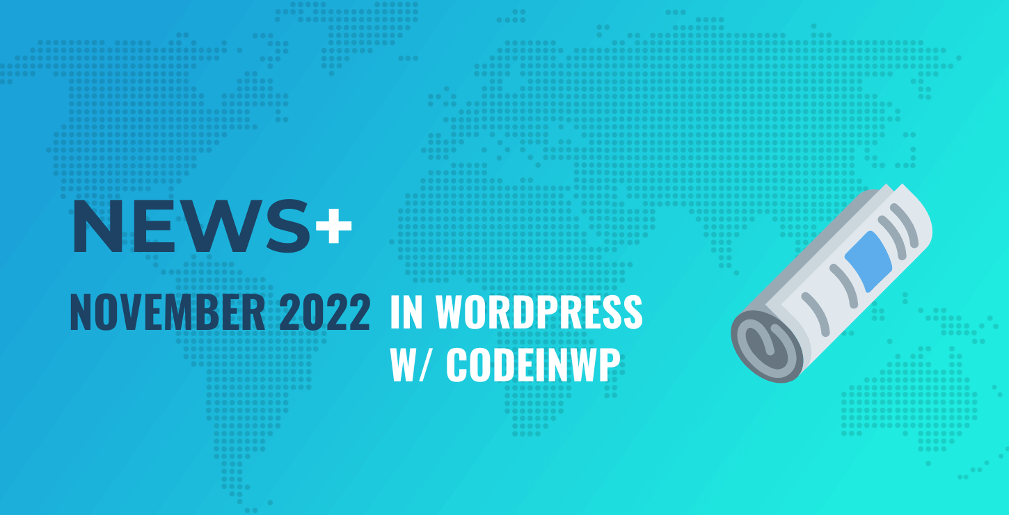 พฤศจิกายน 2022 ข่าว WordPress