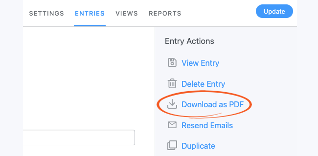 [PDF としてダウンロード] をクリックして、PDF をダウンロードします。