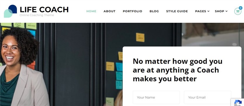 Life Coach 最佳免费指导 WordPress 主题