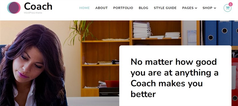 Blossom Coach darmowe motywy do coachingu WordPress