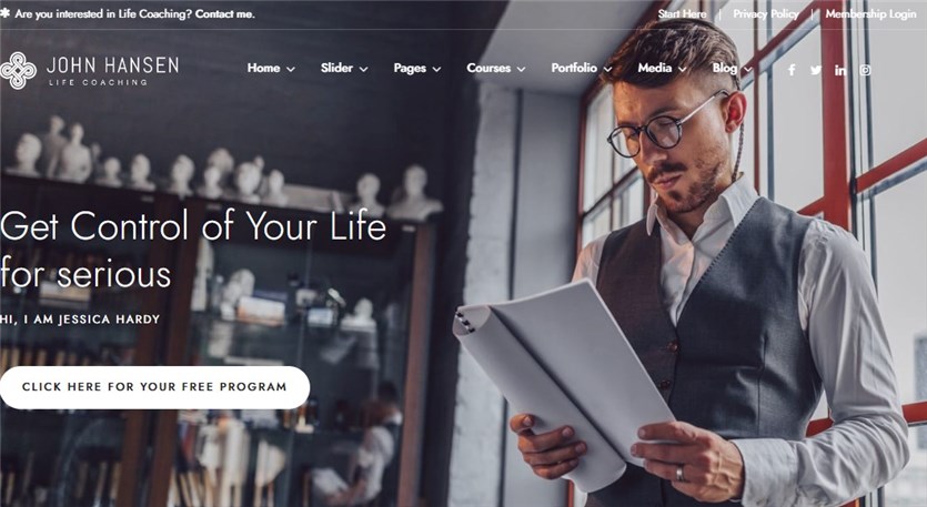 موضوعات DotLife لتدريب WordPress