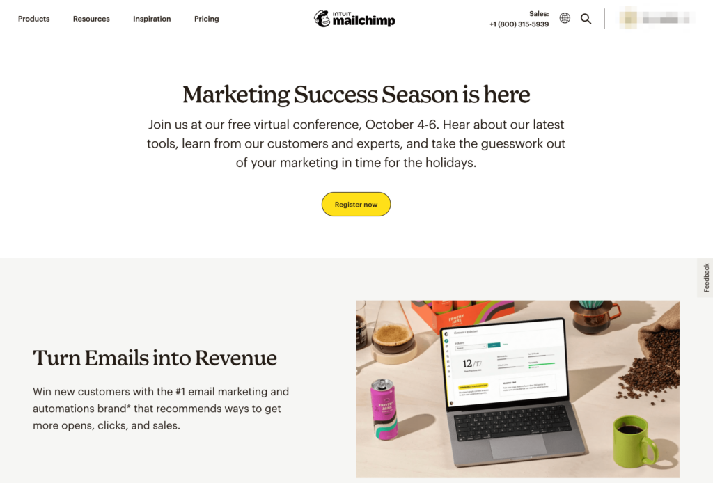 Mailchimp 网站