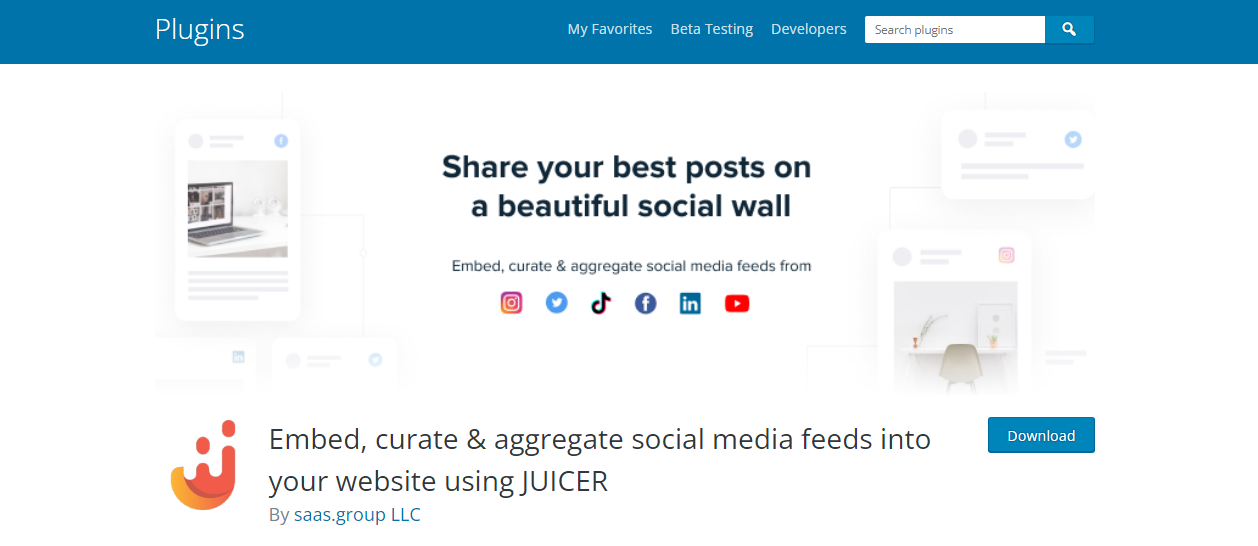 Juicer ソーシャル メディア フィード - WordPress Instagram フィード プラグイン