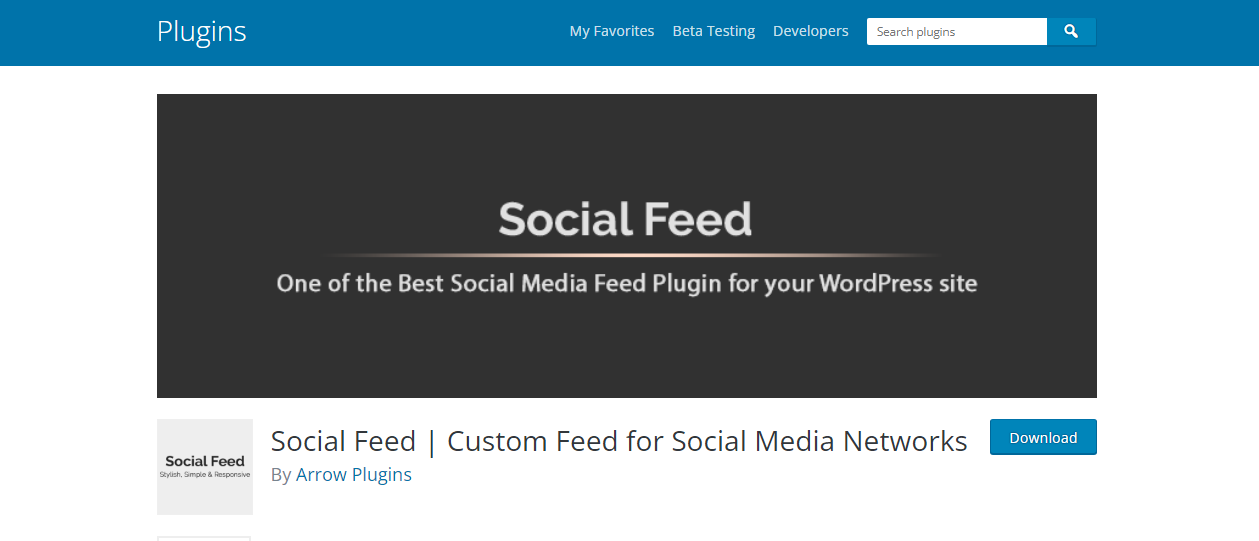 Social Feed — Плагины WordPress Instagram Feed