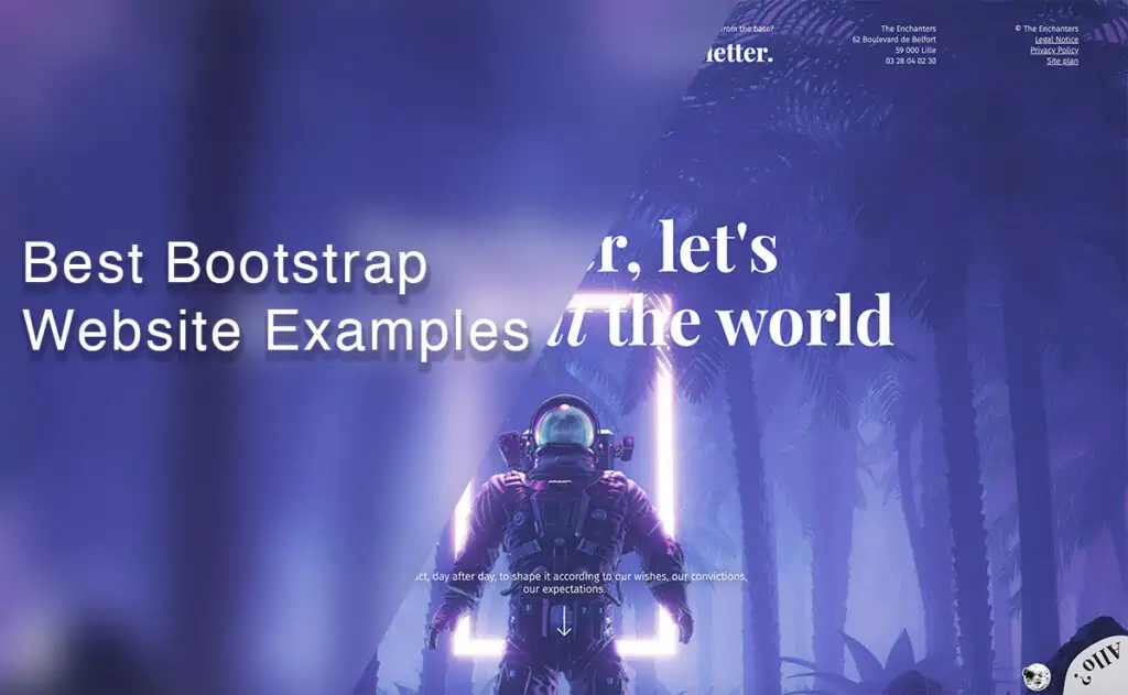 exemples de sites Web bootstrap