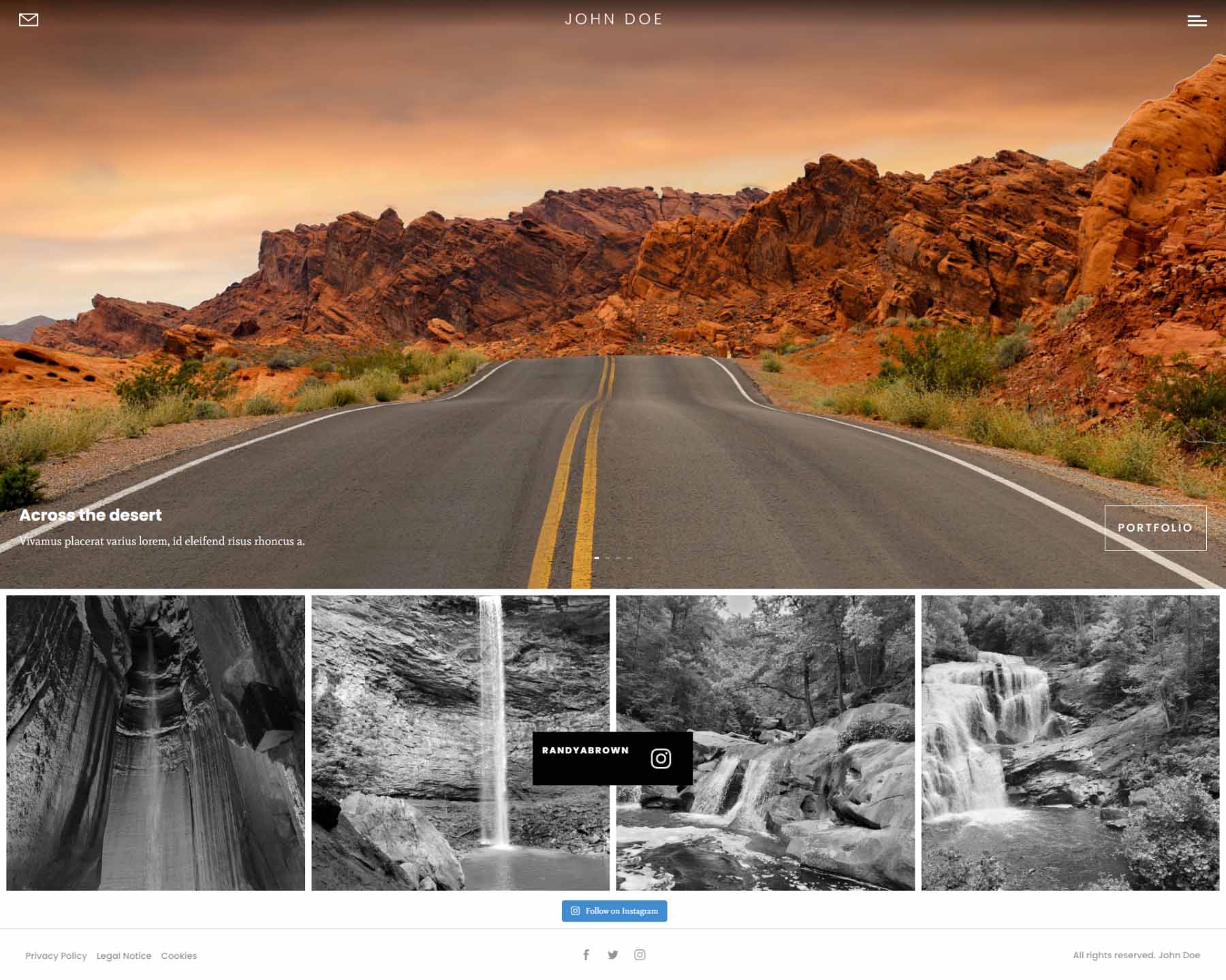 Divi Photography Portfolio – Homepages