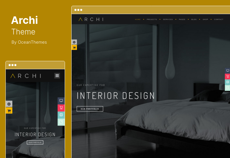 Archi Theme - Tema de WordPress para diseño de interiores