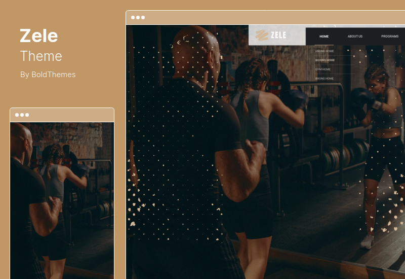 Zele Theme - Fitness Gym & Sports WordPress Theme