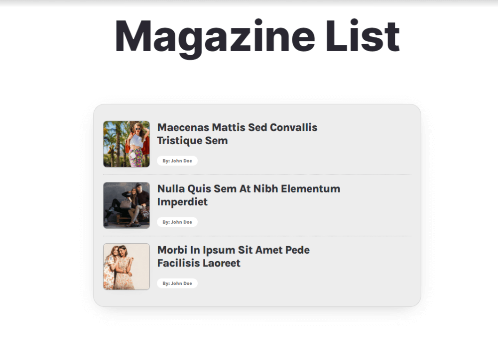 nouveaux widgets du magazine oceanwp pour elementor en action