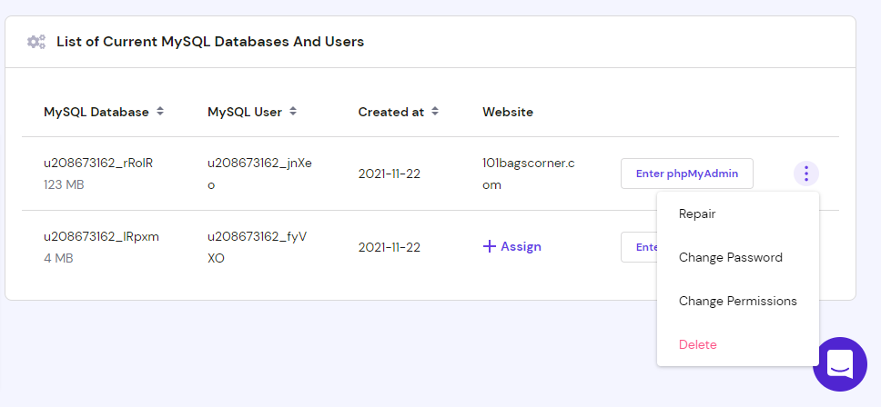 cambiar contraseña de usuario mysql