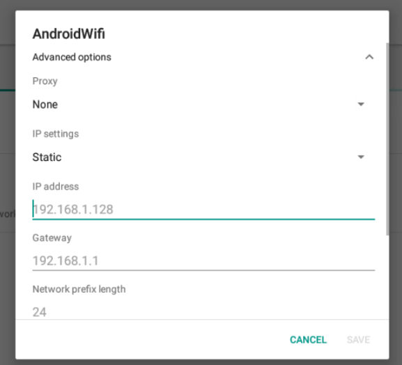 Android'de DNS ayarları