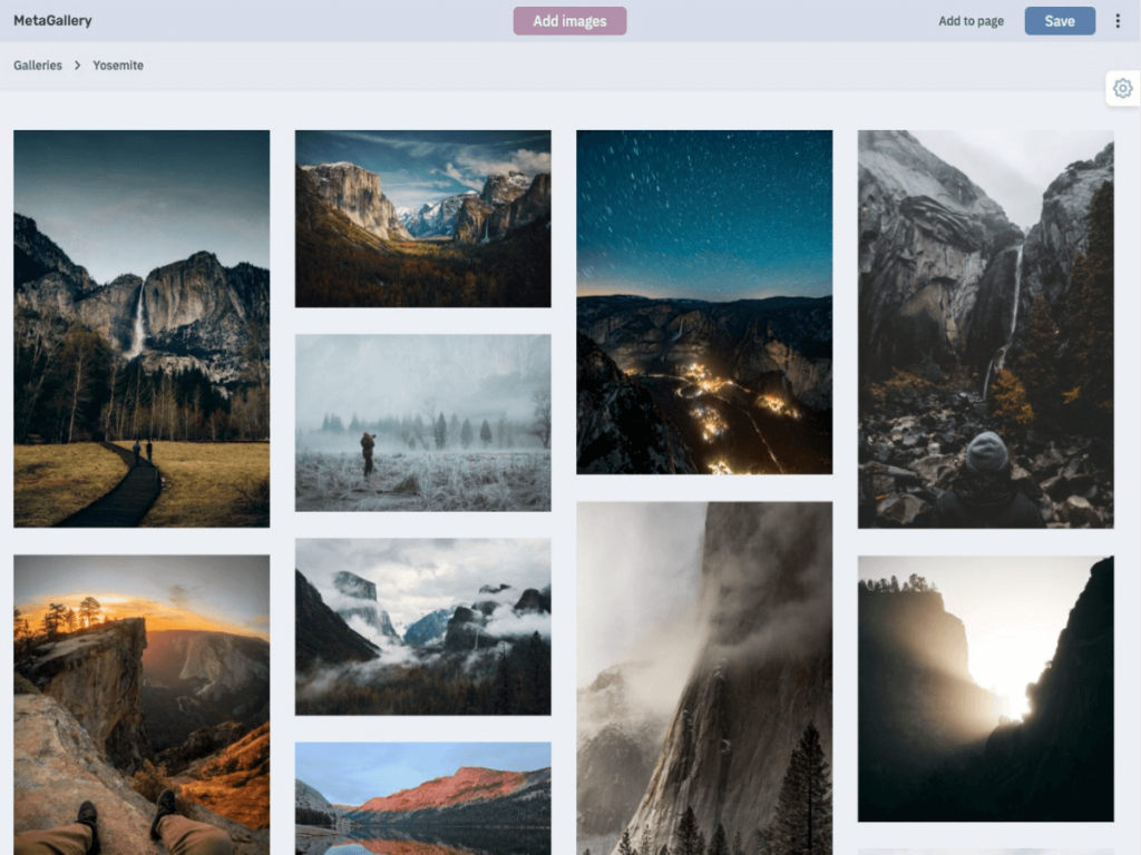 Galeri gambar alam yang indah di WordPress