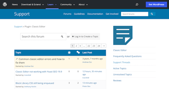 Le plugin WordPress officiel et le référentiel de thèmes