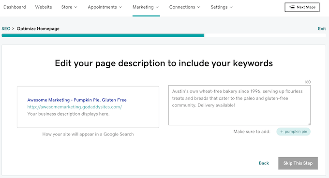 Costruttore di siti Web GoDaddy vs WordPress